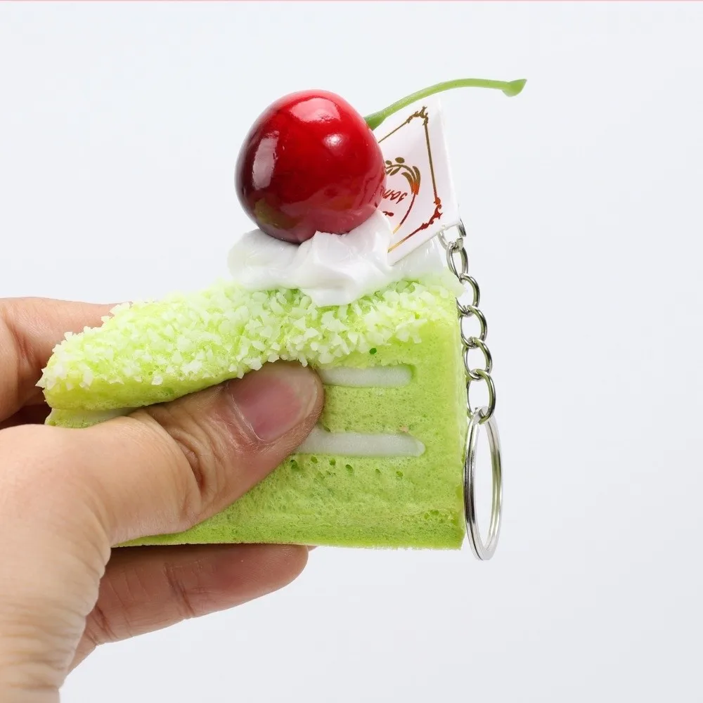 Creative Fruit Cake Squeezed Super Soft Anxiety Relief Simulation Cake Squishy Comfortable Funny Slow Rebound Fidget
