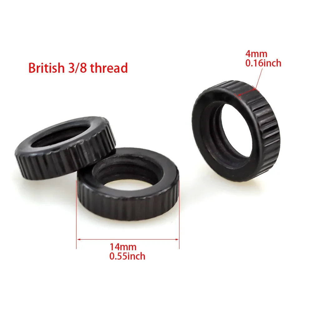 10pcs Screw Nuts Standard Thread Black Spare Parts For Carp Fishing Alarms Buzz Bars