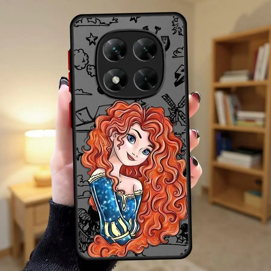 Custodia per telefono per Xiaomi Redmi Note 9s 12S 14 Pro 10s 11s 11 12 13 Pro Plus Cover morbida Cute Princess