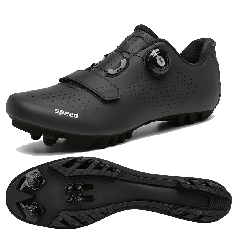 2021 Summer Cycling Shoes Men Sports Route Cleat Road Dirt Bike Speed Flat Sneaker Racing Women Bicycle Mountain Spd Biking