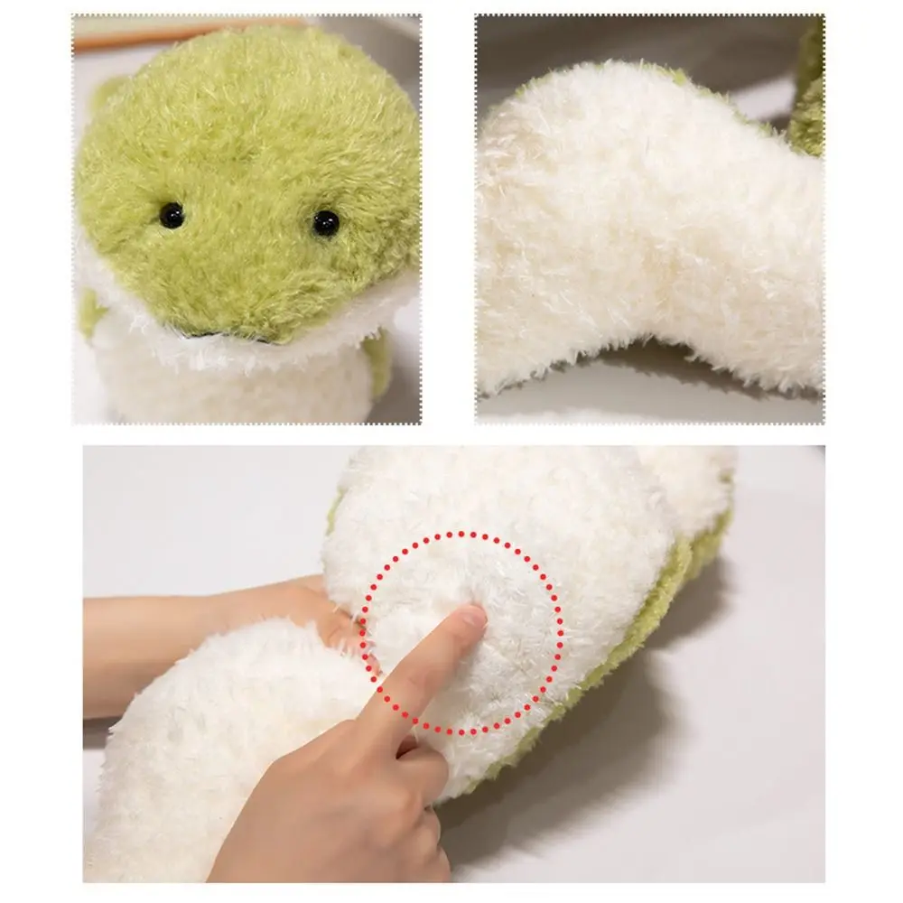 Cartoon Green Snake Plush Toy Snake Zodiac Year Kawaii Animal Plush Pillow Appease Doll Creativity Soft Stuffed Dolls Kids