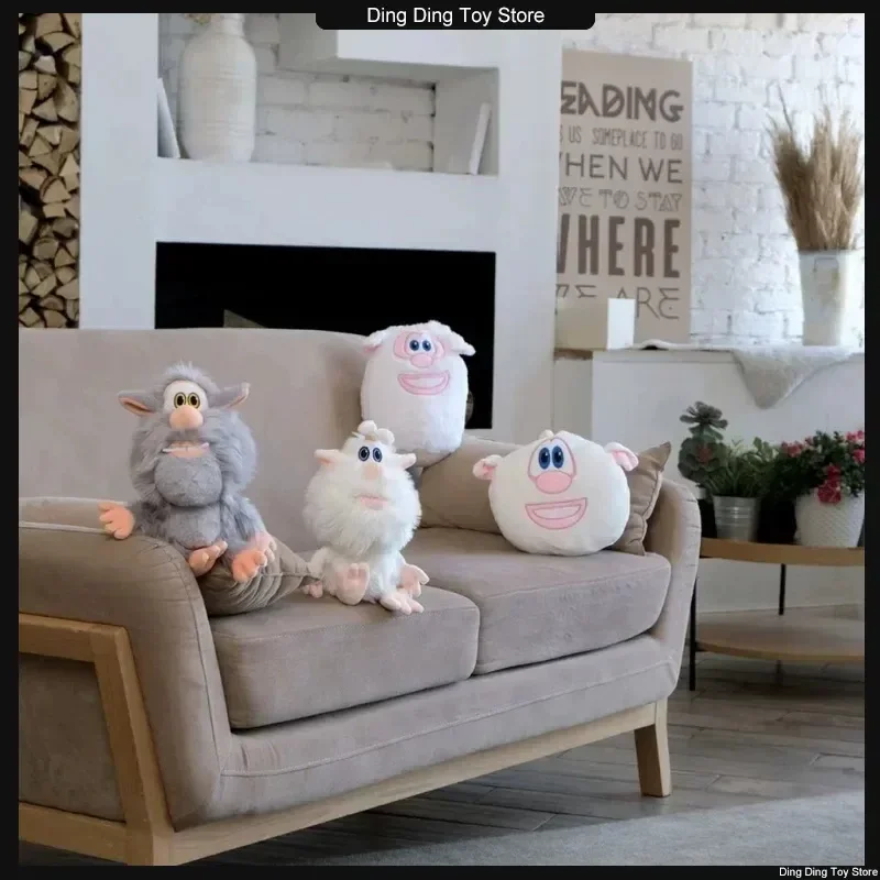 Jouets en peluche Booba de dessin animé, poupée de décoration douce, compagnon d'anniversaire, fête de vacances, cadeau de noël