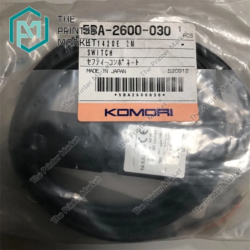 

5BA-2600-030 ST1420E 2M 14.5.53.7.06 Switch For Komori Safety Switch 5BA2600030 Printing Machine Spare Parts