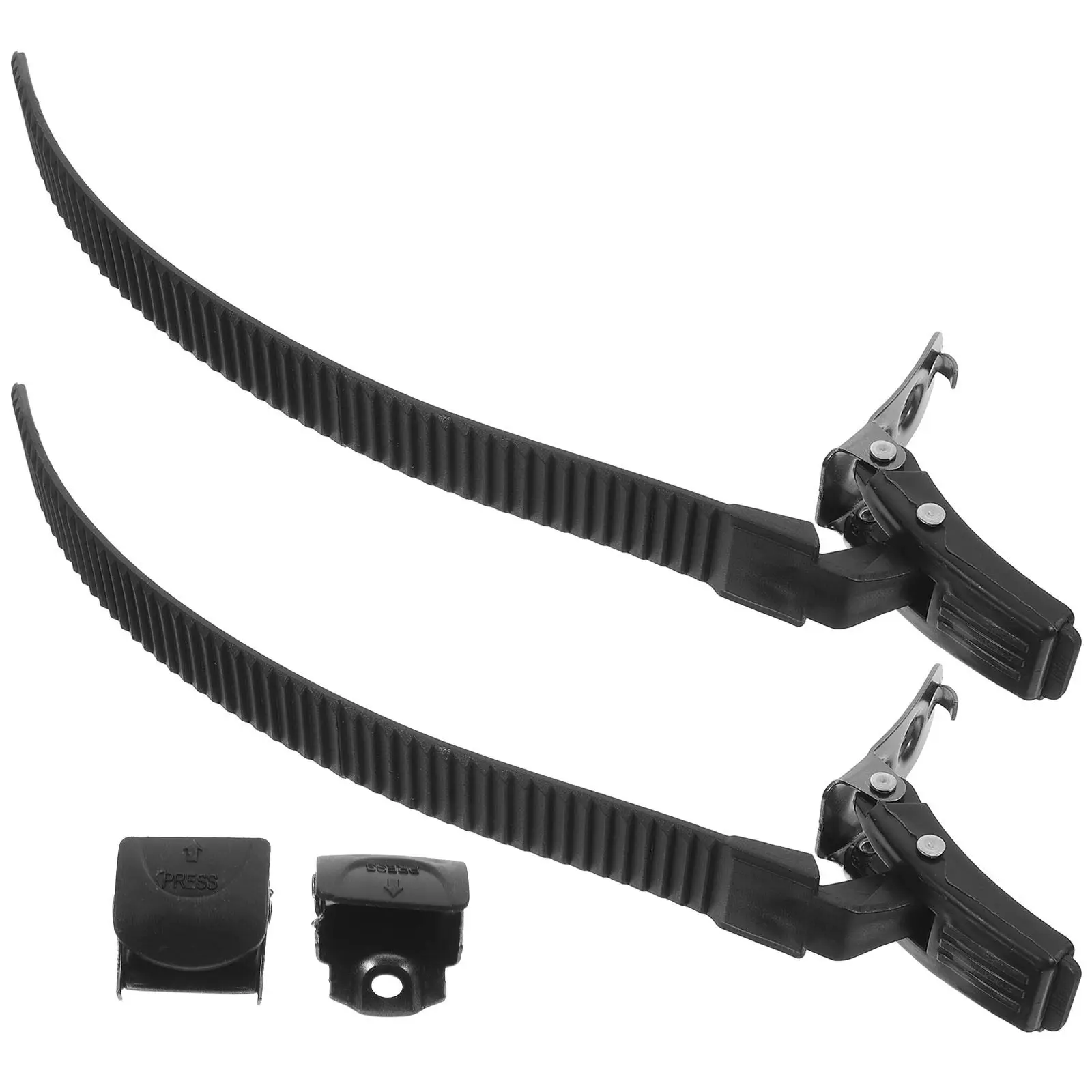 

2Sets Replaceable Skate Buckle Straps Universal Fit Comfortable Conforming Design Speed Gliding Stability for Skating