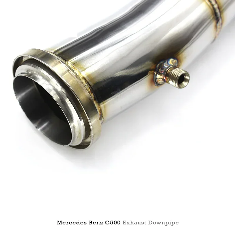 Sectie Hoge Stroom Pijpen Tak Downpipe Uitlaatpijp Met Voor Benz G500 G550 G63 W464 4.0T