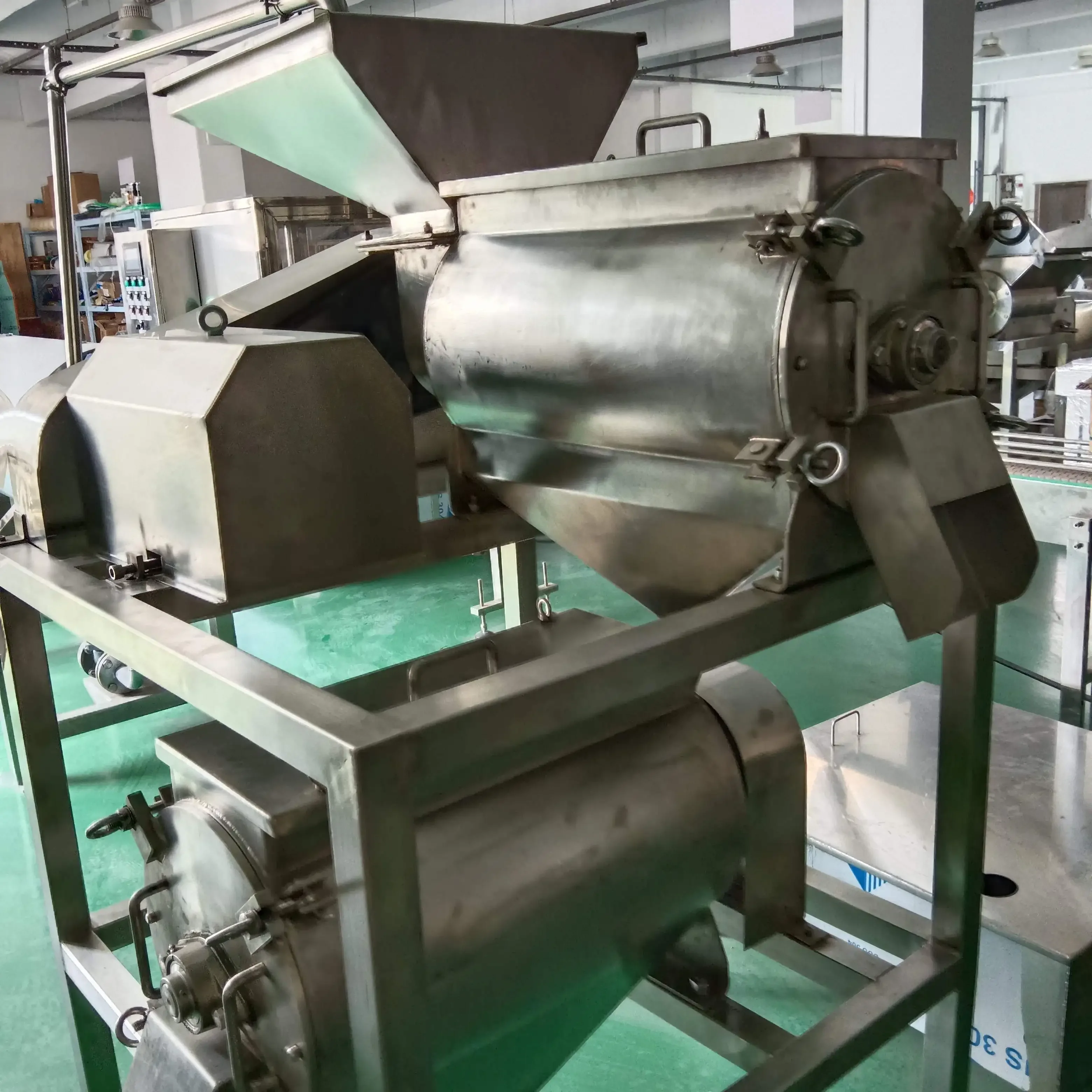 -= Semilla de mango de tamarindo a pequeña escala que elimina la máquina de extracción de pulpa de fruta, pasta de tomate y fresa, jugo