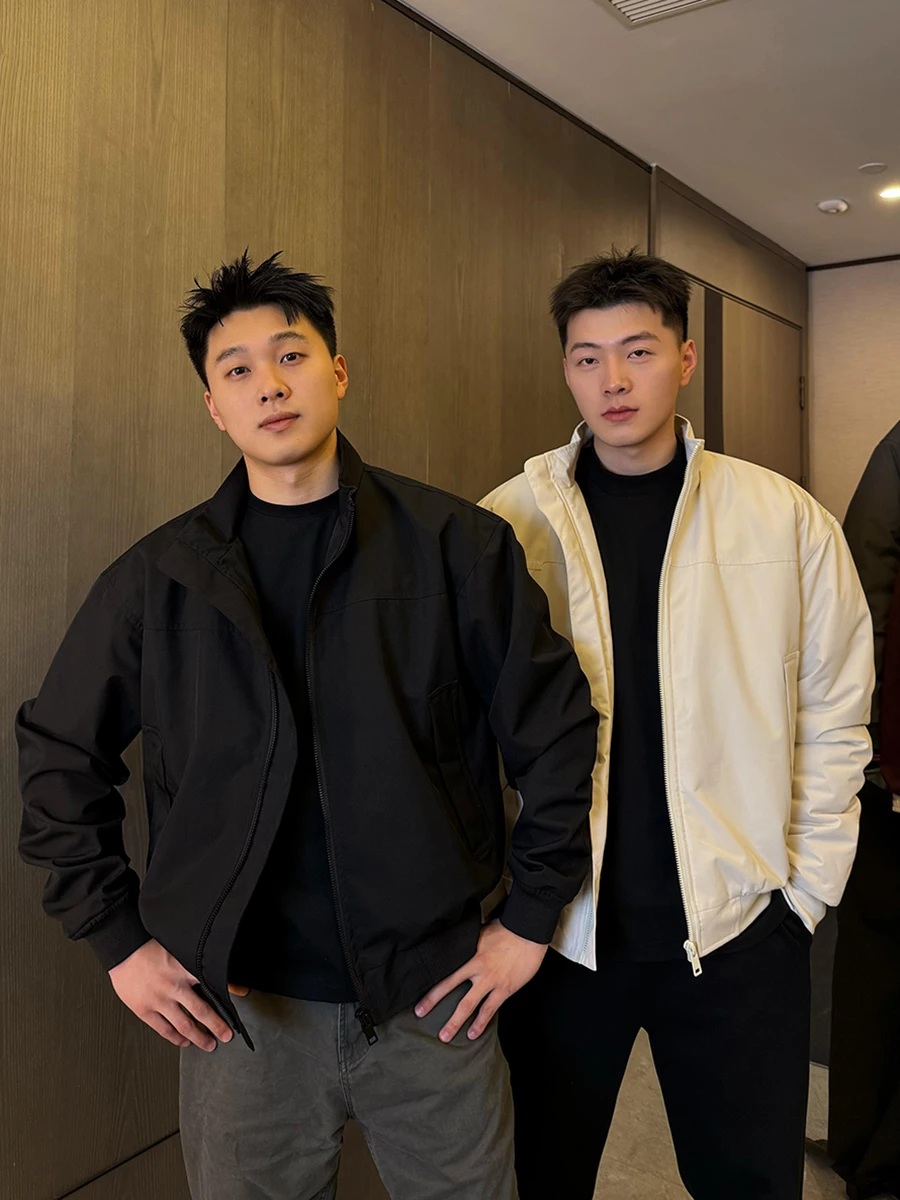 

Мужская куртка GTLA Bla ort в стиле пилот с приталенным кроем, весенне-осенняя, повседневная, молодежная, из полиэстера, на молнии, верхняя одежда