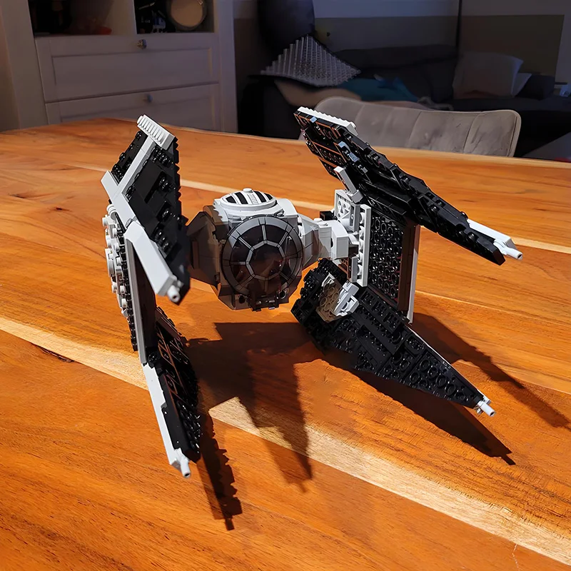 جديد MOC الفضاء التعادل اعتراضية مقاتلة نسخة مستقرة اللبنات نموذج الإمبراطوري Starfighters لتقوم بها بنفسك الطوب مجموعة اللعب الهدايا