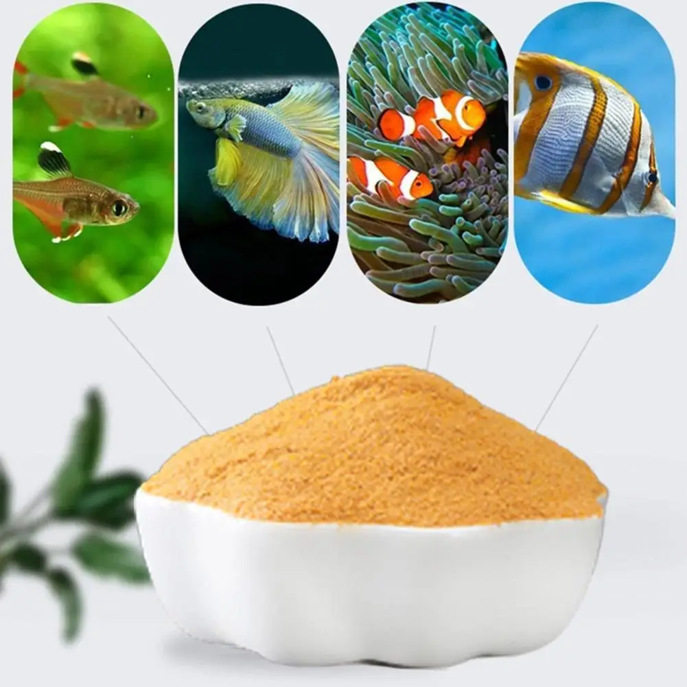 50g/bag Aquarium Fish Food Artemia Shelling Eggs Brine Shrimp Shelling Eggfood For Feeding Baby Fishes High Protein S0D2