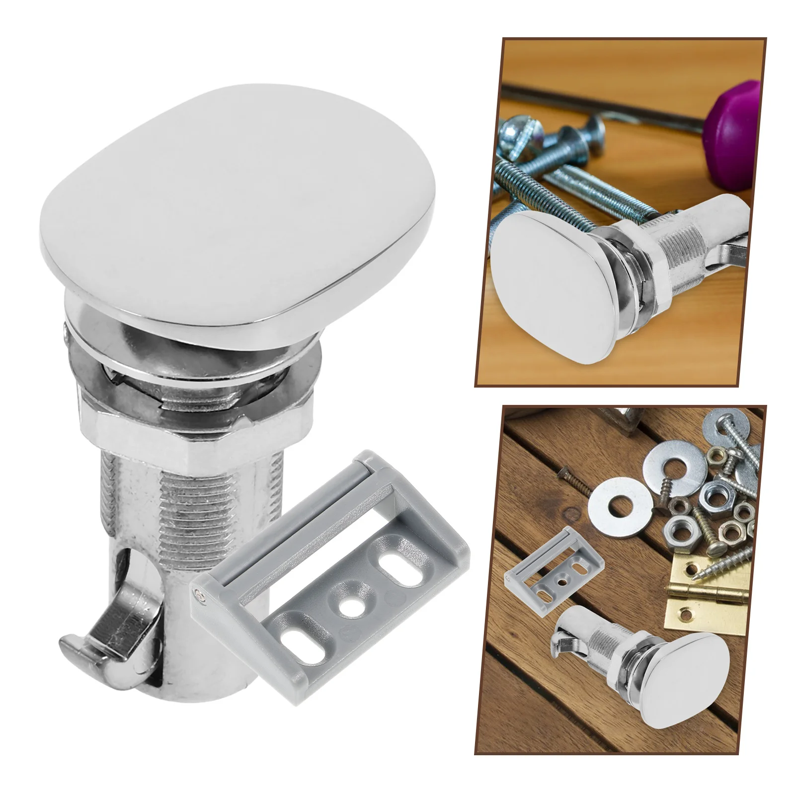 

Rv Storage Door Lock Zinc Alloy Durable Camper Cabinet Lock Replacement for Secure Rv and Yacht Drawer Locks Replacement