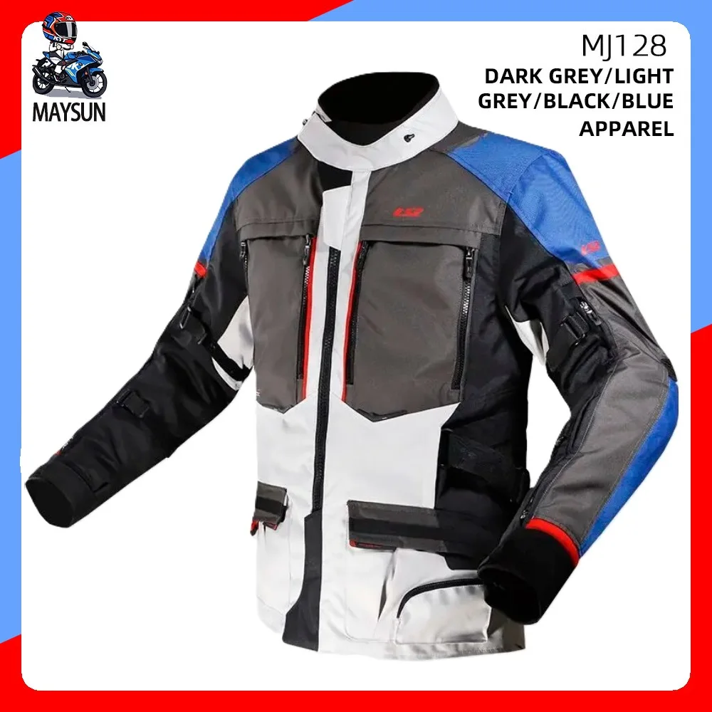 

LS2 MJ128 MP128 NORWAY Motorcycle Riding Suit Men Women Motorcycle Pull Car Safety Fall Waterproof Thermal Insulation CE Jacket