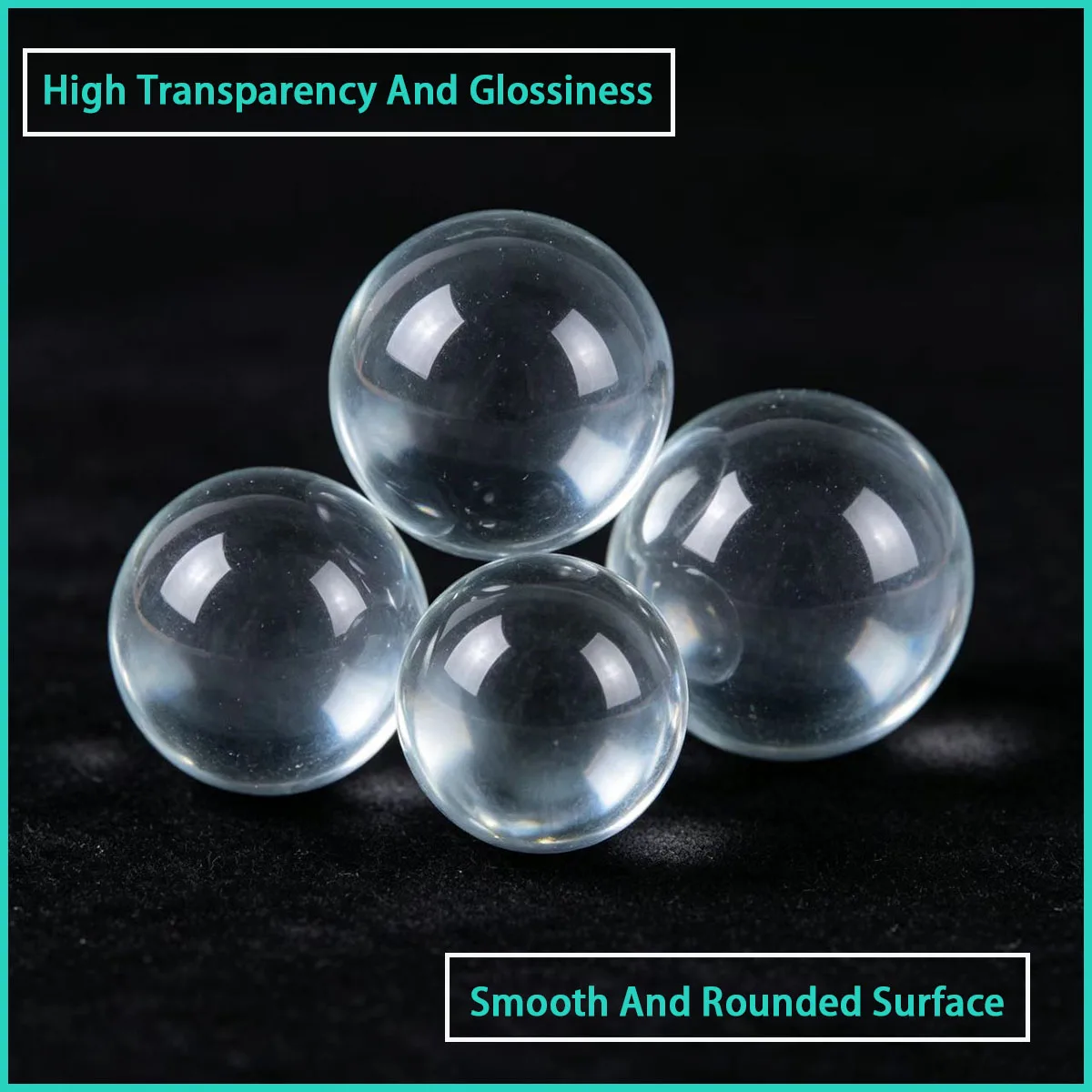 Transparent solid glass balls with a diameter of 2-10mm are used for decorative ornaments, optical experiments, etc