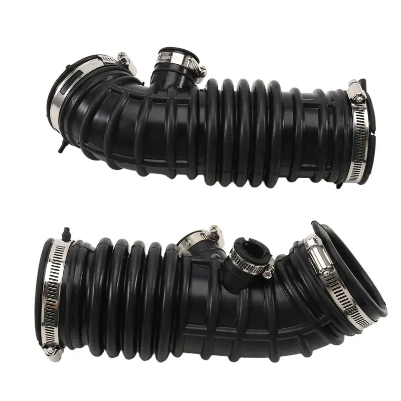 A98M Left+ Right Engine Air Intake Hose 16576-1MA0A 16576-1MA0B For Infiniti M37 3.7L