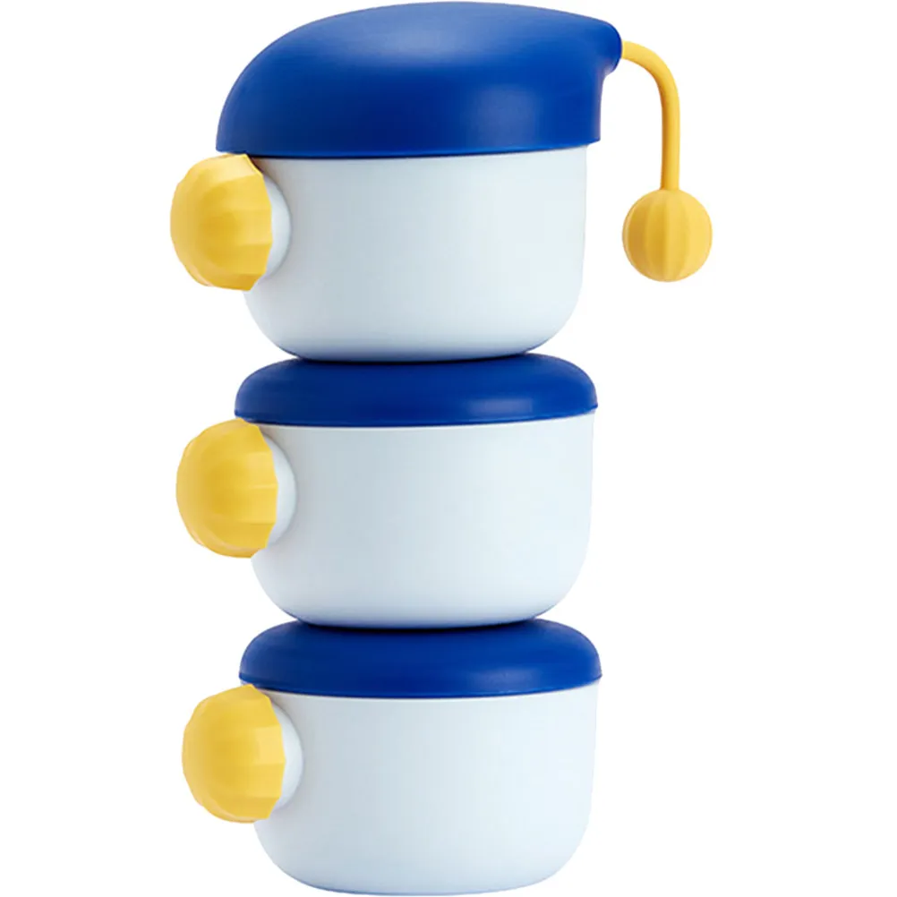 1Set Sealed Leak Proof Baby Formula Container Portable Milk Powder Dispenser Stackable Space Saving Snack Nut Candy Fruit