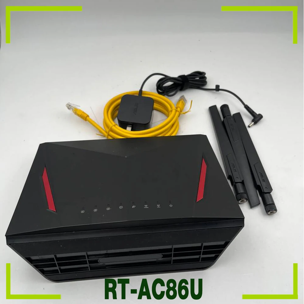 

RT-AC86U Wi-Fi Router 2.4GHz/5GHz 1600Mbps 4port Gigabit For Asus AC2900