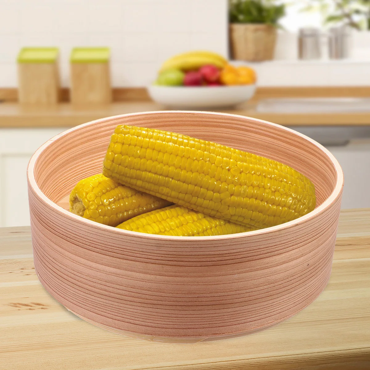 

Steamer Drawer Bao Bun Bamboo Food Basket Stainless Steel Buns Wooden Cookware Vent