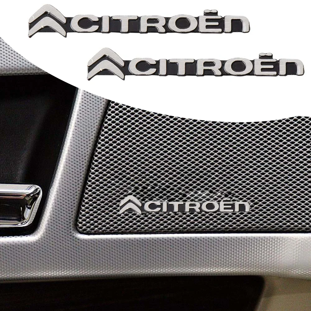 Auto Styling 3d Metall legierung Lautsprecher Audio Aufkleber Abzeichen Emblem Aufkleber für Citroen C1 C3 C4 Grand Picasso C4L C5 C6 VTS C-ELYSEE