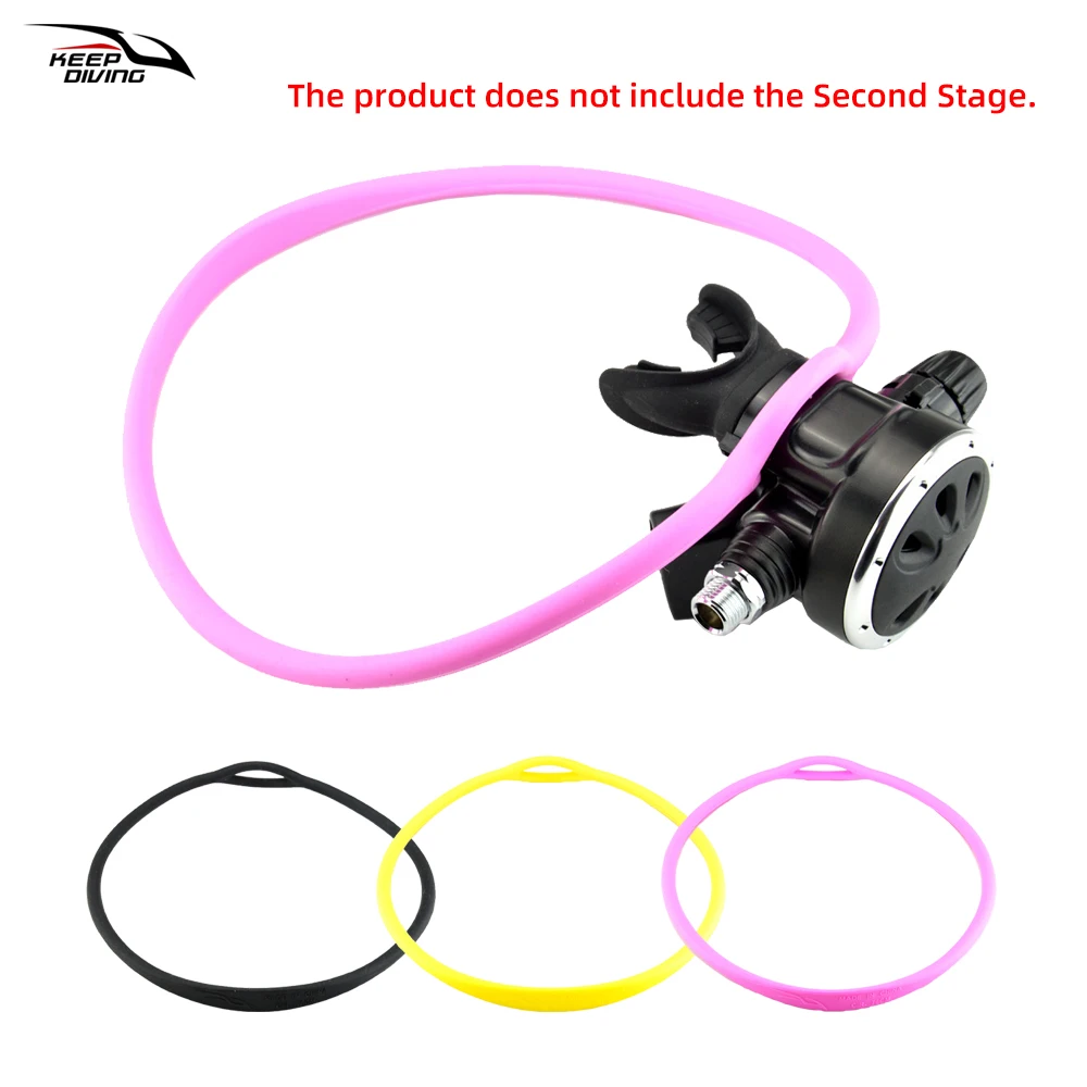 1 قطعة حامل المعبرة للغوص قلادة من السيليكون قطع الغيار المرحلة الثانية منظم الأخطبوط الدائري اكسسوارات التروس لينة ودائمة #1