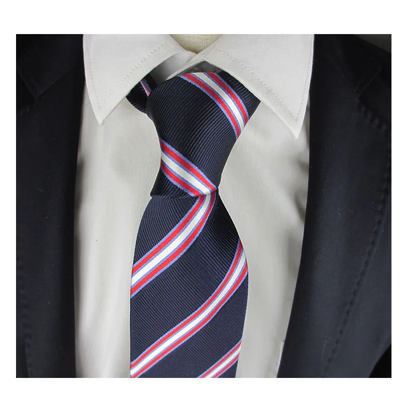 シルクネクタイ男性着用 8 センチメートルネクタイビジネスマリアージュ作業服アクセサリー高密度ジャカード手作り織クラバット