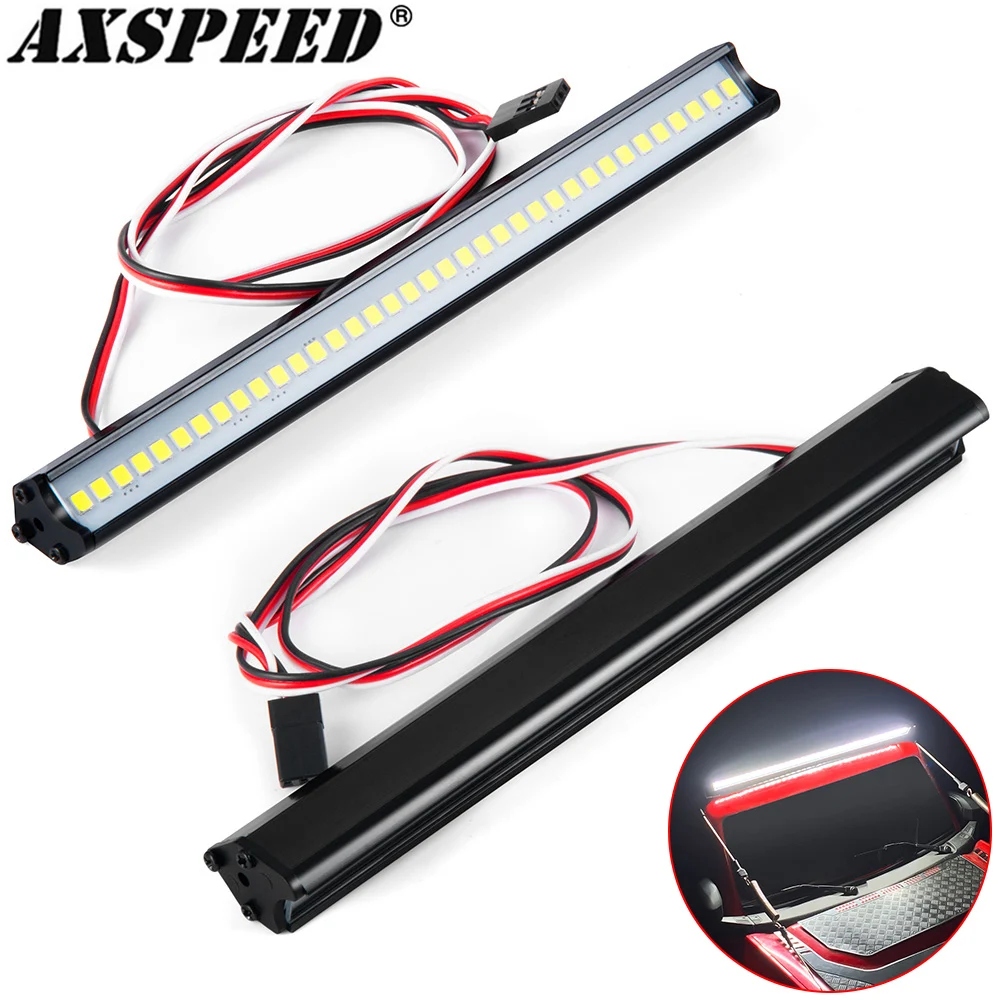 AXSPEED RC Car Roof Light 36LED Light Bar Roof Lamp for 1/10 TRX4 Axial SCX10 RC Rock Crawler Parts