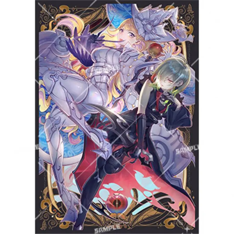 50Pcs/Set 63x90mm Anime Game Yu Gi Oh TCG OCG Card Sleeve White Woods Series Asteria Risette Rosemary Collectibles Gift Toys