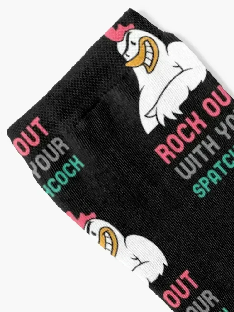 Rock Out With Your Spatchcock Chicken BBQ Socks cartoon Hiking boots Antiskid soccer Lots Men Socks Luxury Brand Women's