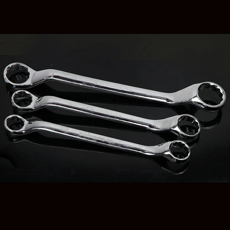 1pcs Double Head Ratchet Wrench Metric 5.5-14mm Offset Ring Spanner Garage Workshop ToolBox End Wrench Nut Spanner