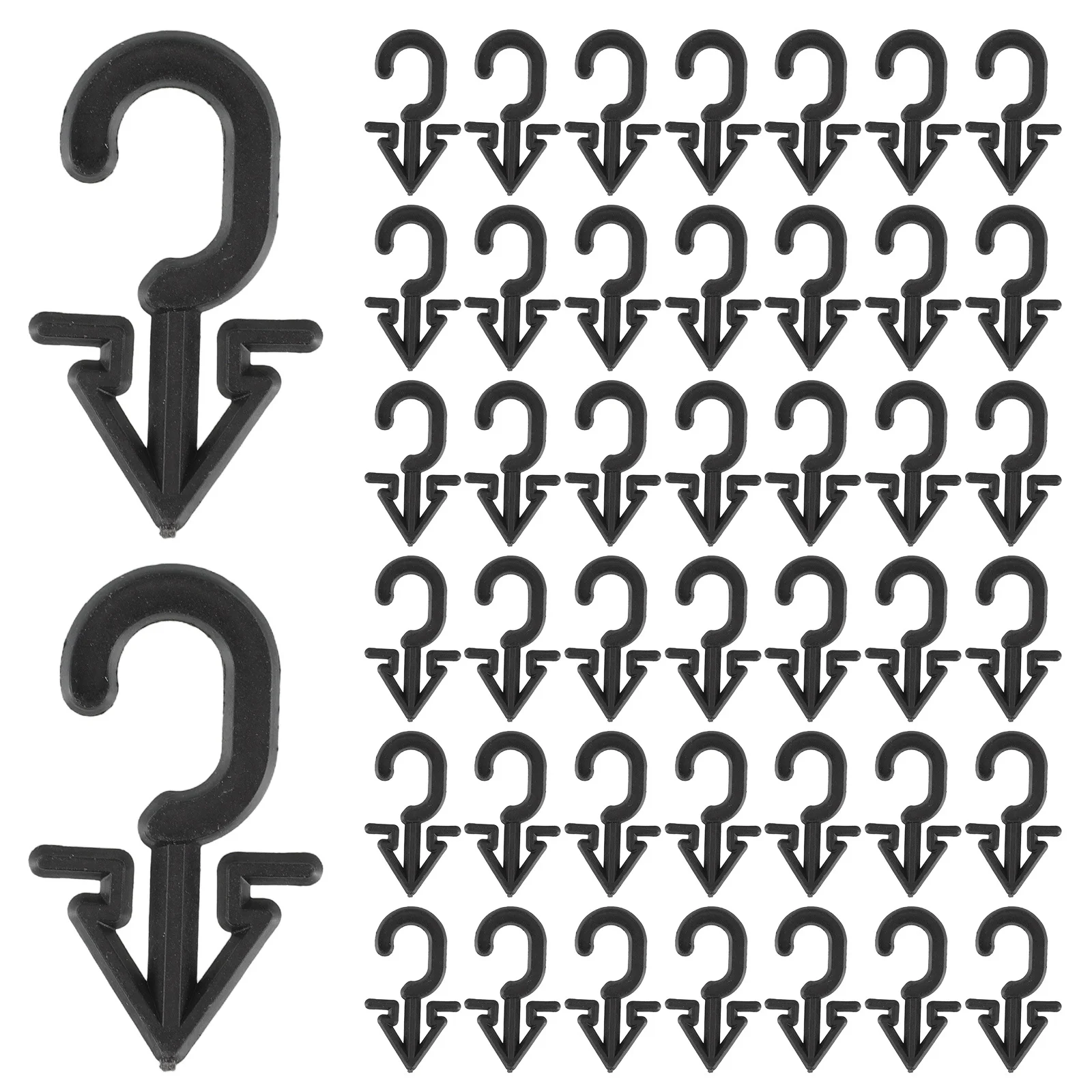 

200pcs Hook Accessories Plastic Fasteners For Socks Hats Underwear Clothing Display Hanging Tags Retail Store Fixtures