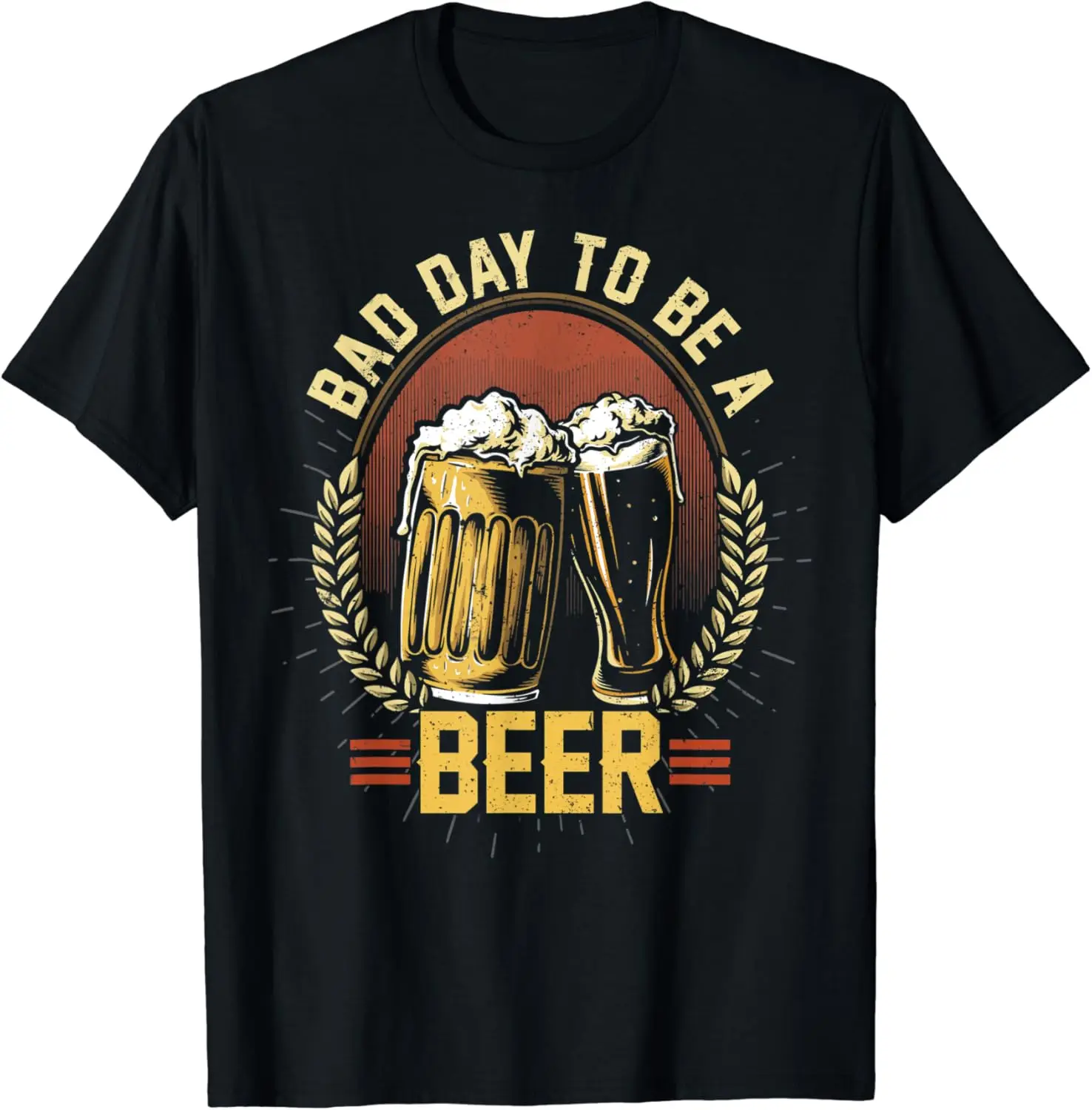 

Новая футболка - Bad Day to Be a Beer Shirt Забавная футболка для питья пива