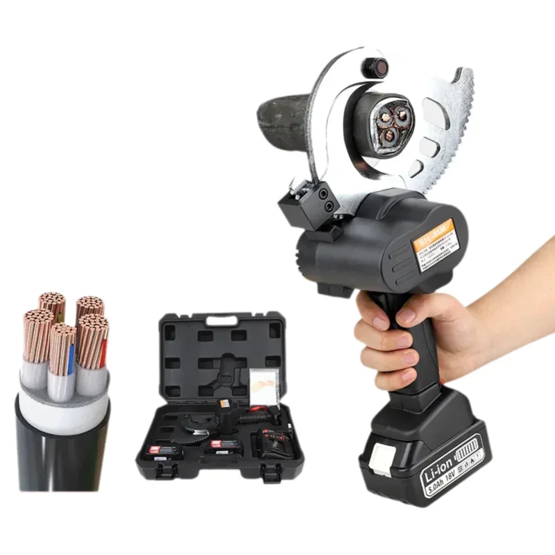 Brushless Rechargeable Portable Ratchet Copper Aluminum Cable Cutter Electric Cable Special Cutting Gear Machine