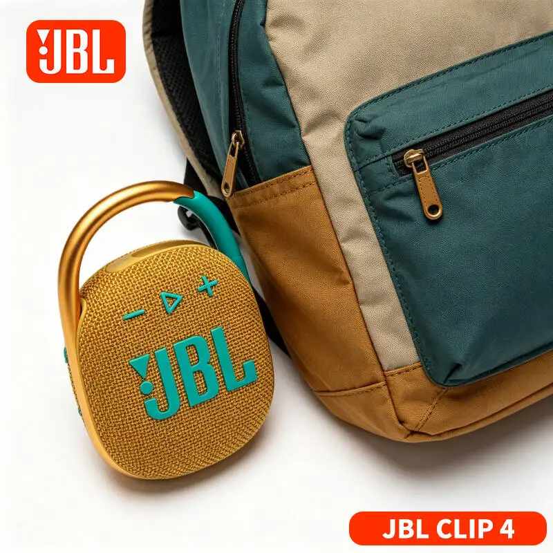 

Brand New JBL Clip 4 Energy Saving Low Power Speaker Super Long Play Time Outdoor Adventure Travel Essential Speaker