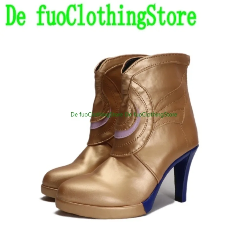 DefuoClothing هونكاي ستار السكك الحديدية سيث تأثيري أحذية شخصية تصميم أحذية هالوين كرنفال ملابس تنكرية للحفلات أحذية الإكسسوارات