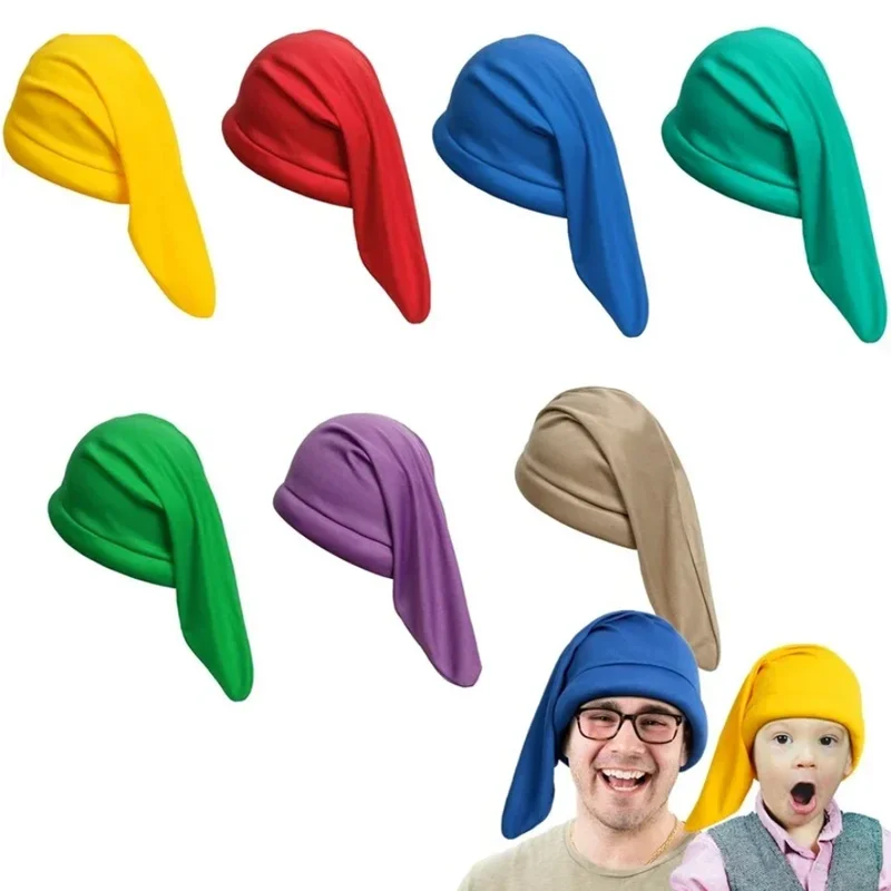 7 color Toddler Gnome Hat for Boy Christmas Elf Costume Fairy Tale Dwarfs Cosplay for Halloween Carnival Party Kids Accessories