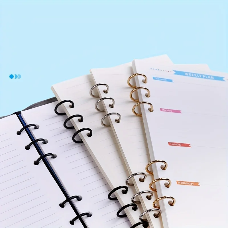 Durable Metal Binder with 3 Rings for DIY Projects