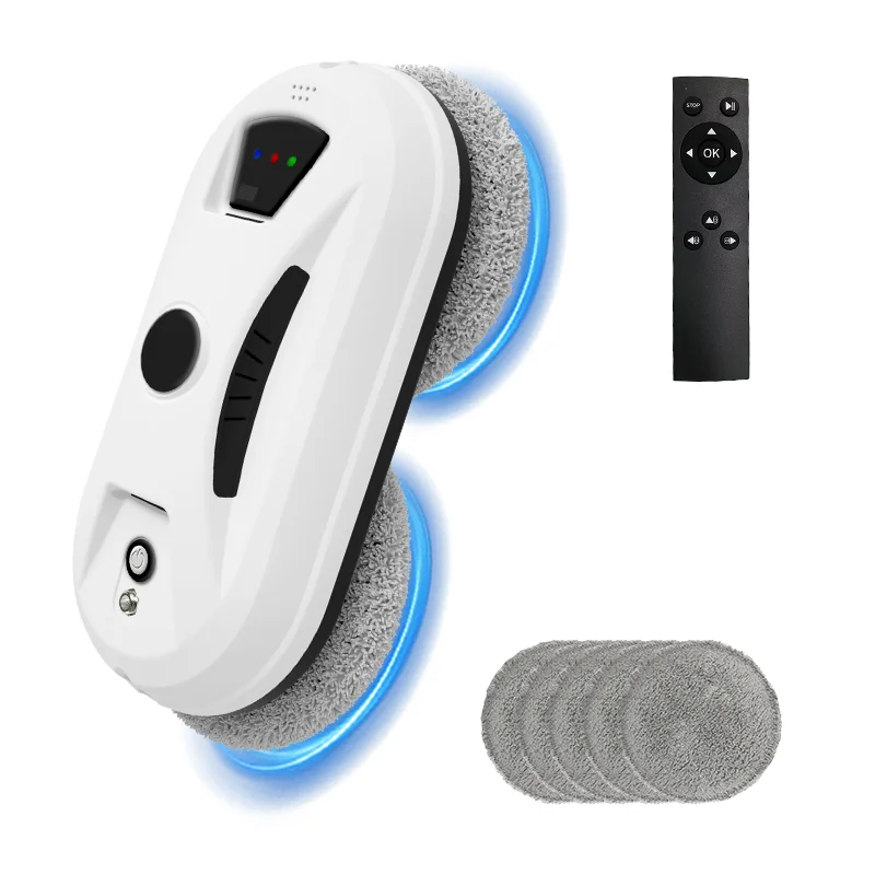 Robotic window cleaner/vacuum cleaner, intelligent household appliance, automatic cleaning device for glass windows