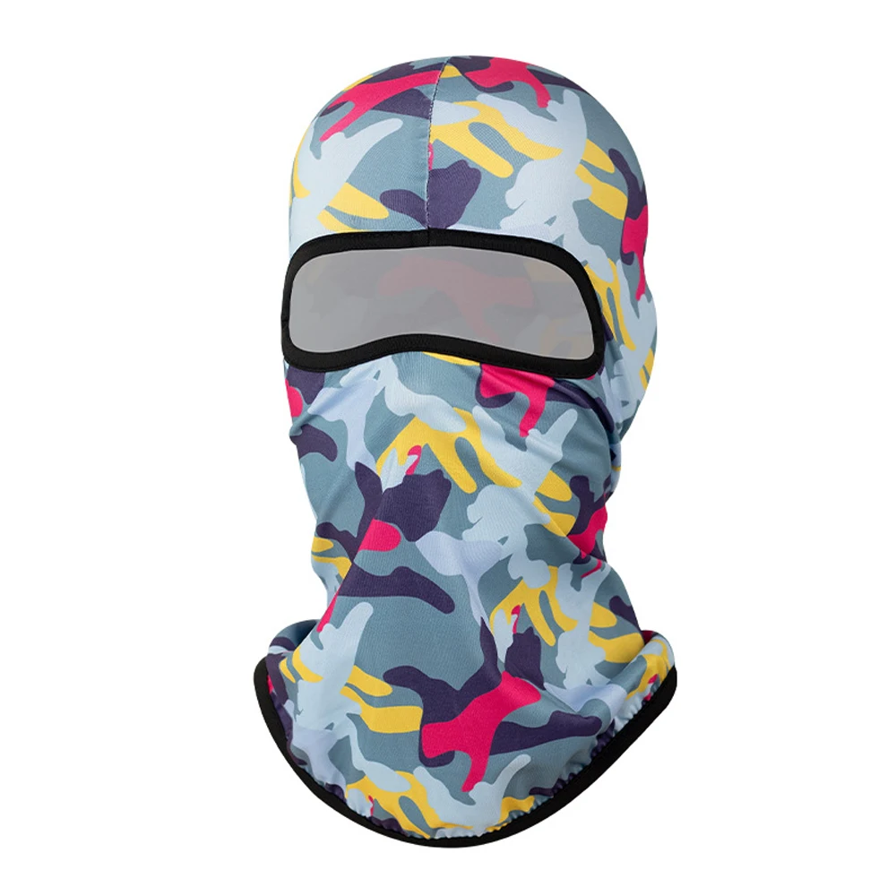 

2024 MUSION Fashion Camo Wind-Resistant Balaclava Face Mask Bandana Hood Headwear for Cycling Skiing Training Hunting