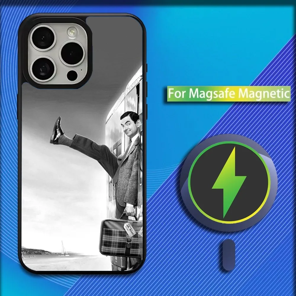 Funny Mr B-BeanS Phone Case For iPhone 16,15,14,13,12,11,Plus,Pro,Max,Mini Magsafe Magnetic Wireless Charging