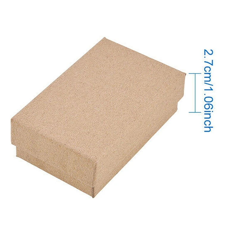 ABZF 2026 24PCS Paper Gift Box Small Paper Jewelry Box Handmade Cardboard Packing Gift Box Wedding Decorations
