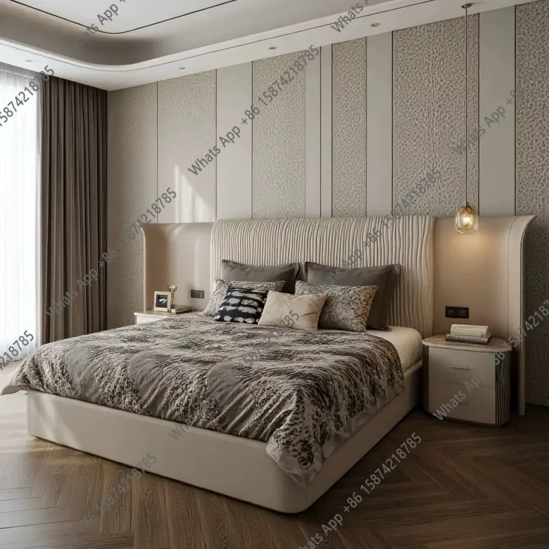 Italian Light Luxury Bedroom Bedside Table Modern Simple Bedside Table Storage High-end Custom Luxury Designer X