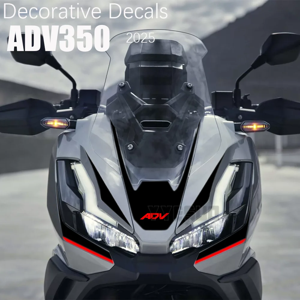 

Для HOMNDA ADV 350 350 ADV 350 наклейка для украшения головы 2025 ADV350 декоративные наклейки аксессуары для мотоциклов наклейки графические