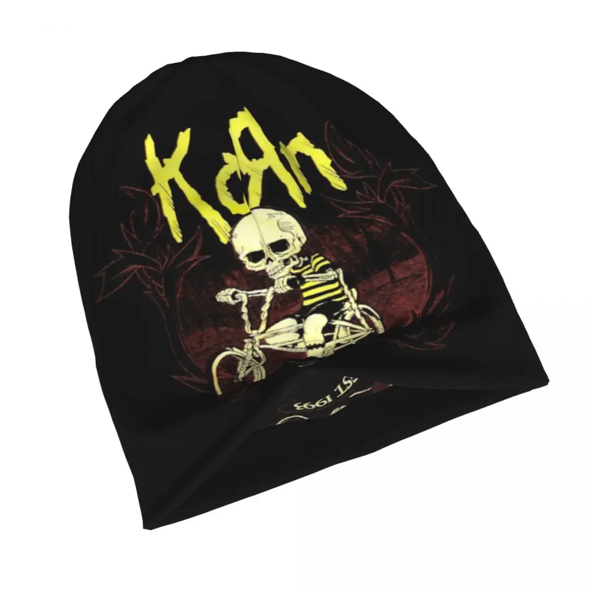 Korn Old School Rock Band Music Bonnet Hats Casual Outdoor Skullies Beanies Hats for Men Women Knitted Hat Thermal Elastic Cap