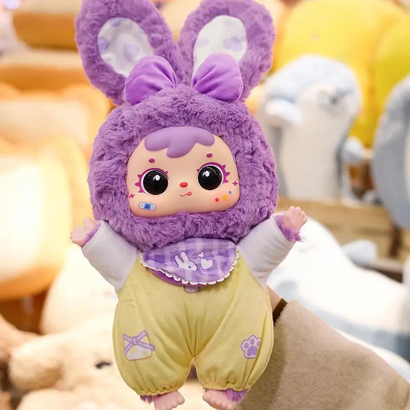 Samuel 400% Big Baby Series Blind Box Plush Toy Trendys Cute Desktop Cartoon Decorations Ornament Childres Mystery Box Toys Gift