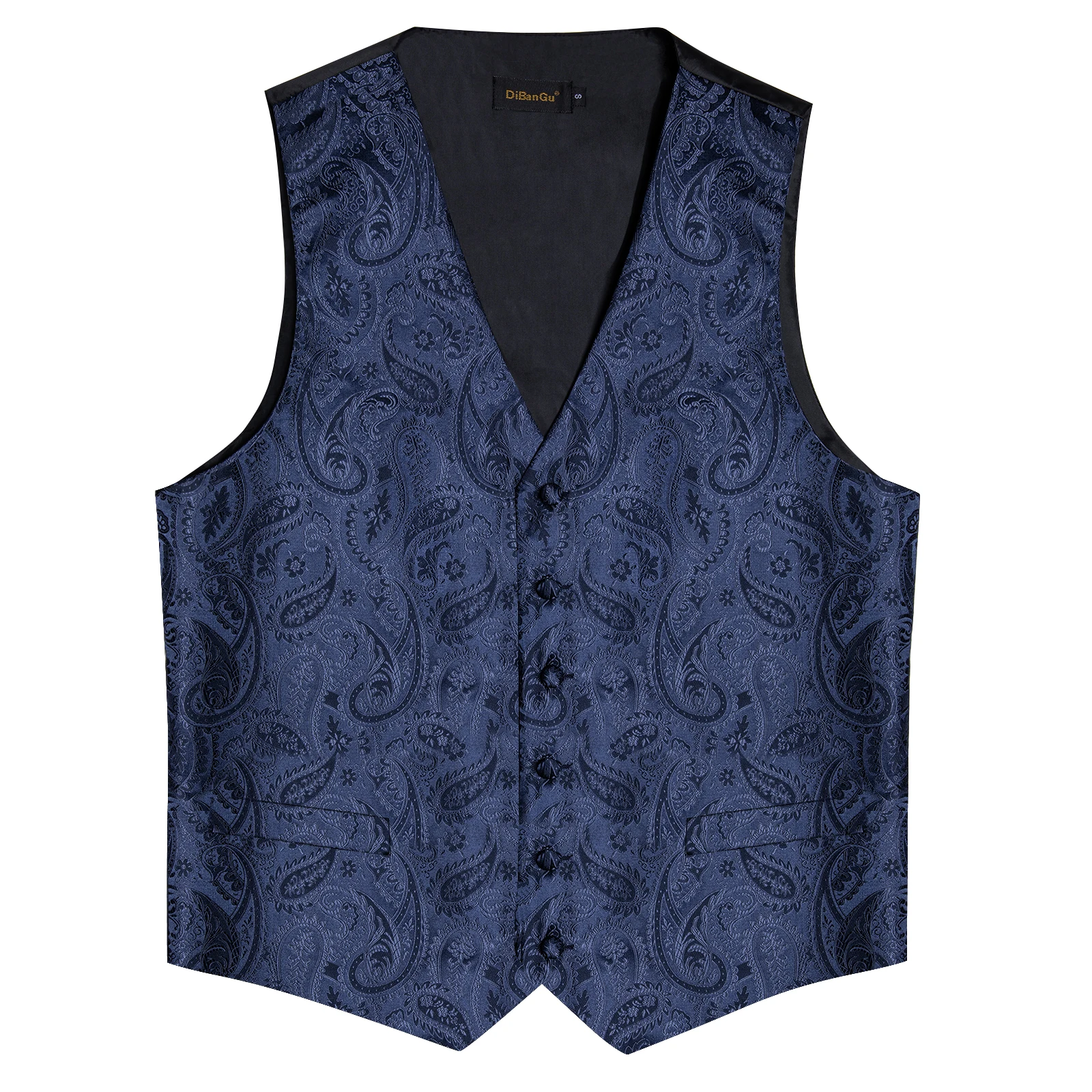 Luxus kleid weiß Paisley Hochzeits weste für Mann Anzug Mode Männer Business Smoking Weste Westen Anzug Krawatte Set Chaleco Hombre – Detail 33