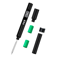 PTS200 Electric Solder Iron 100W Digital Soldering Iron ESP32 Compatible T12/TS100/TS101 for Soldering Electronic Modules/Boards