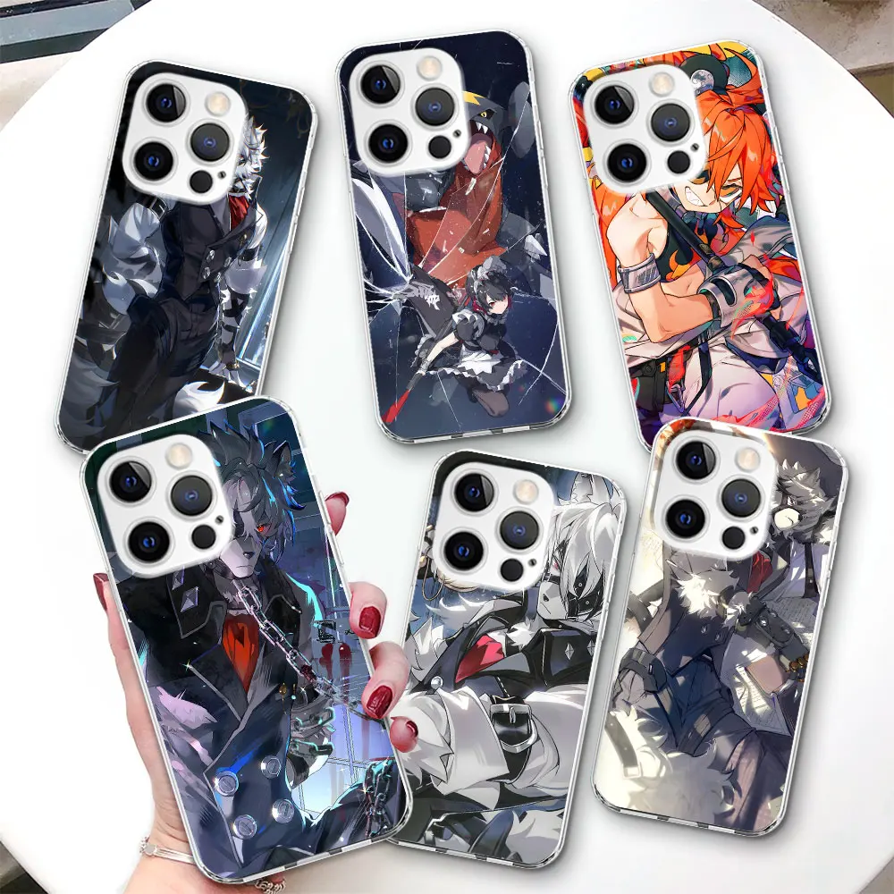 

Von Lycaon Zenless Zone Zero Case for iPhone 17 Air 14 12 15 Pro 7 8 Plus 13 Mini XR X 6 XS Max 6S TPU Transparent Phone Cover