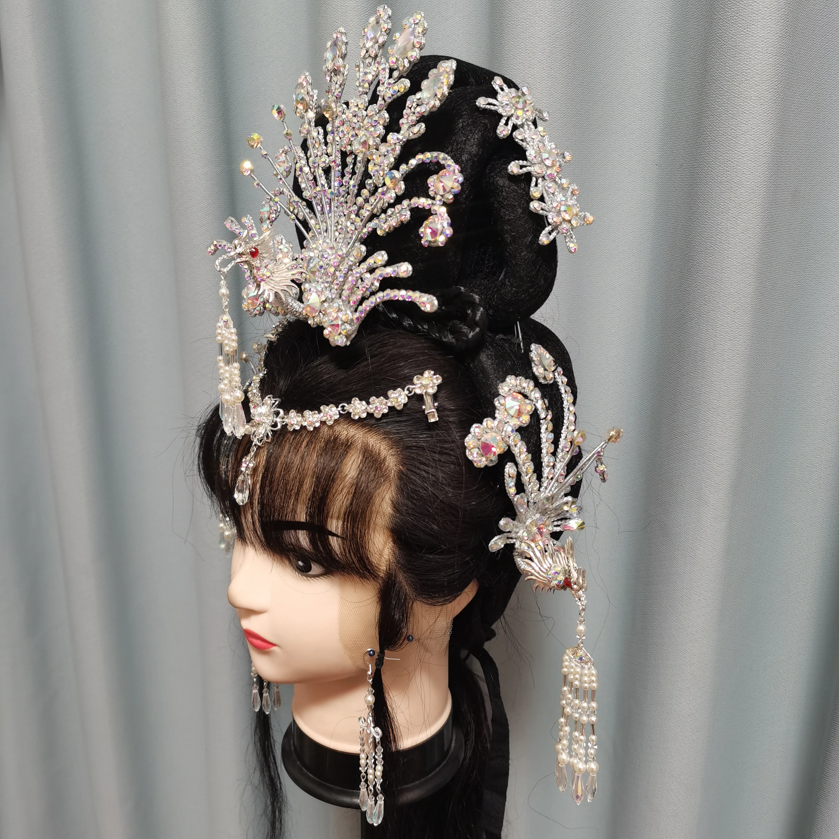 ZOCO أوبرا رئيس الإضاءة بكين يوي هوانغمي الكانتونية ووكو هينان أوبرا هوا دان تسينغ يي القبعات ملكة جمال الأوبرا الصينية