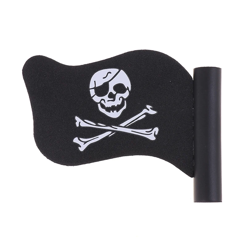 Halloween Auto Antenne Ball schwarz Piraten Flagge Auto Antenne Stift Antenne Ball Dekor Dämon Ball