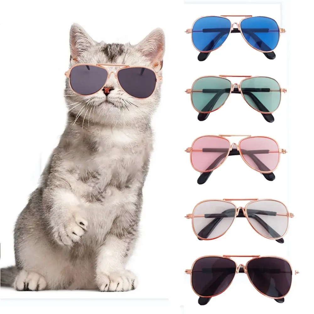 

Fashion Dog Sunglasses Reflection Eye Wear Flying Glasses for Small Dog Cat Pet Photos Props Accessories Pet Products
