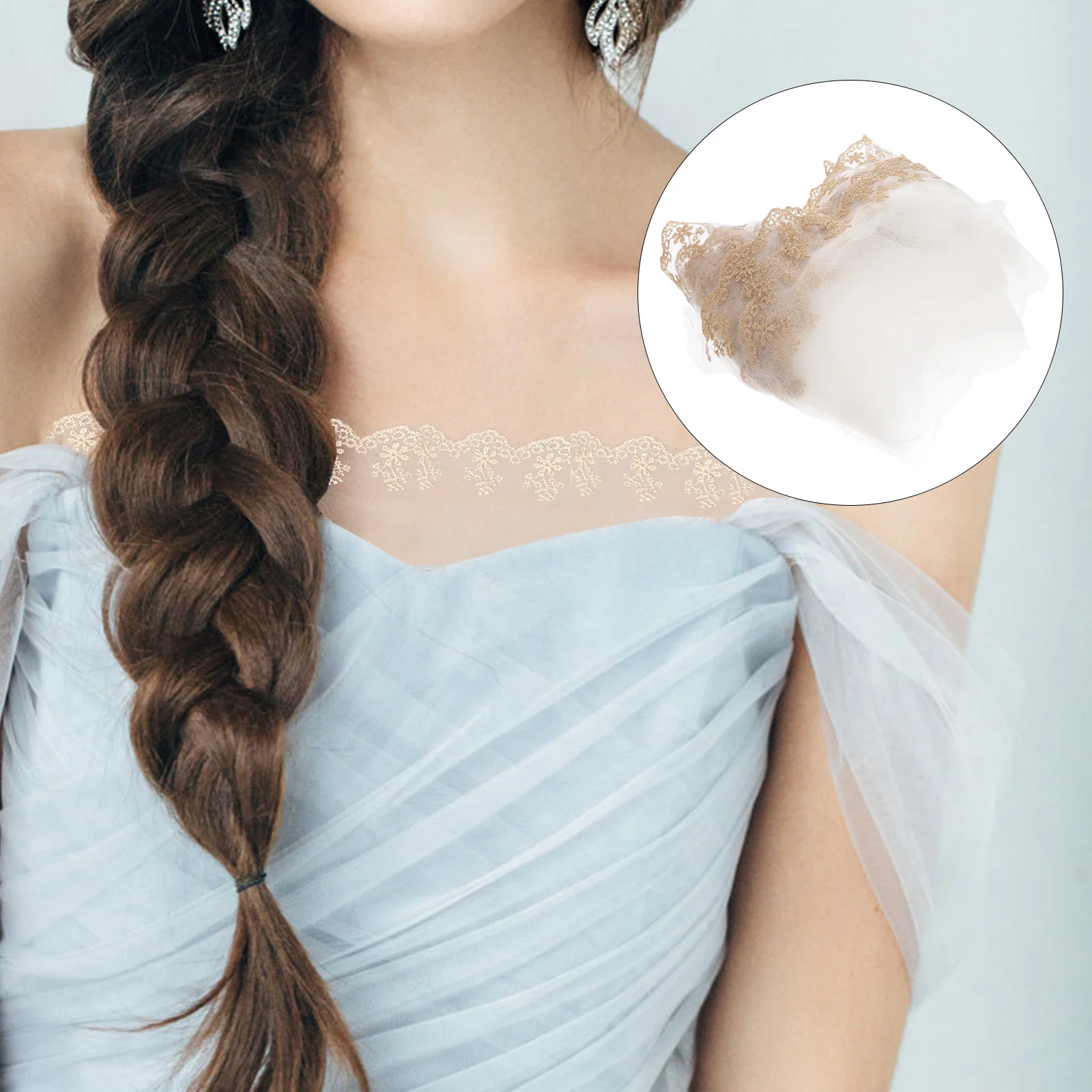 

20 Yards Golden Lace Trim Flower Pattern Fabric For Diy Craft Wedding Party Decoration Edging Trimming Sewing Applique Floral