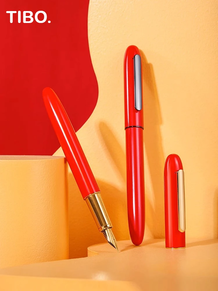 

Перьевая ручка серии TIBO Candy, металлический корпус с устройством для всасывания чернил, наконечник EF/F/M, идеальный подарок, офисные школьные принадлежности, канцелярские принадлежности